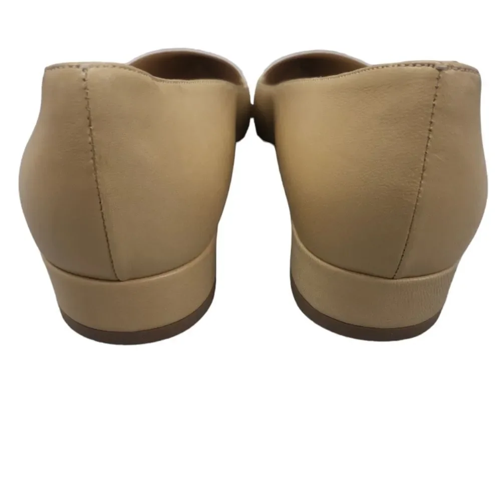 FRANCISCO RUSSO Beige/White Ballet Flats‎ Size 39